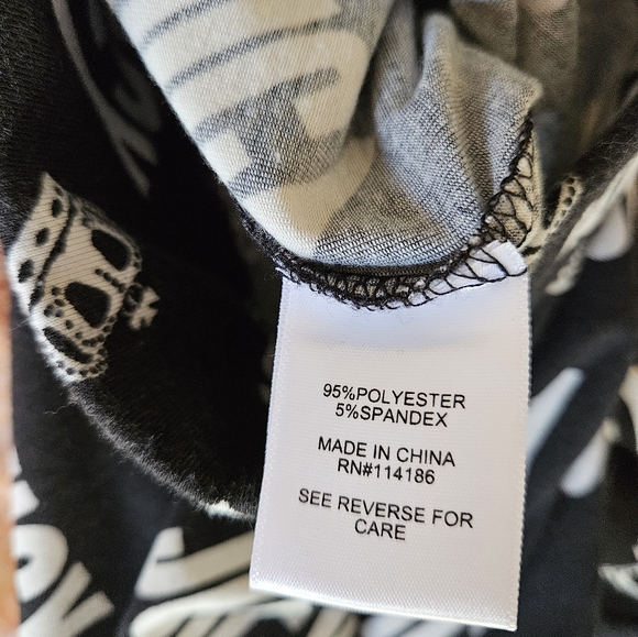 NWOT JUICY COUTURE spell out logo leggings xsmall - Picture 3 of 4